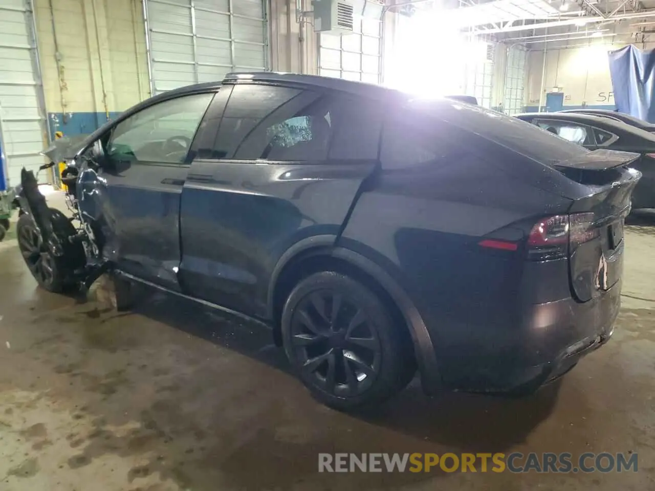 2 Photograph of a damaged car 7SAXCDE54RF441715 TESLA MODEL X 2024