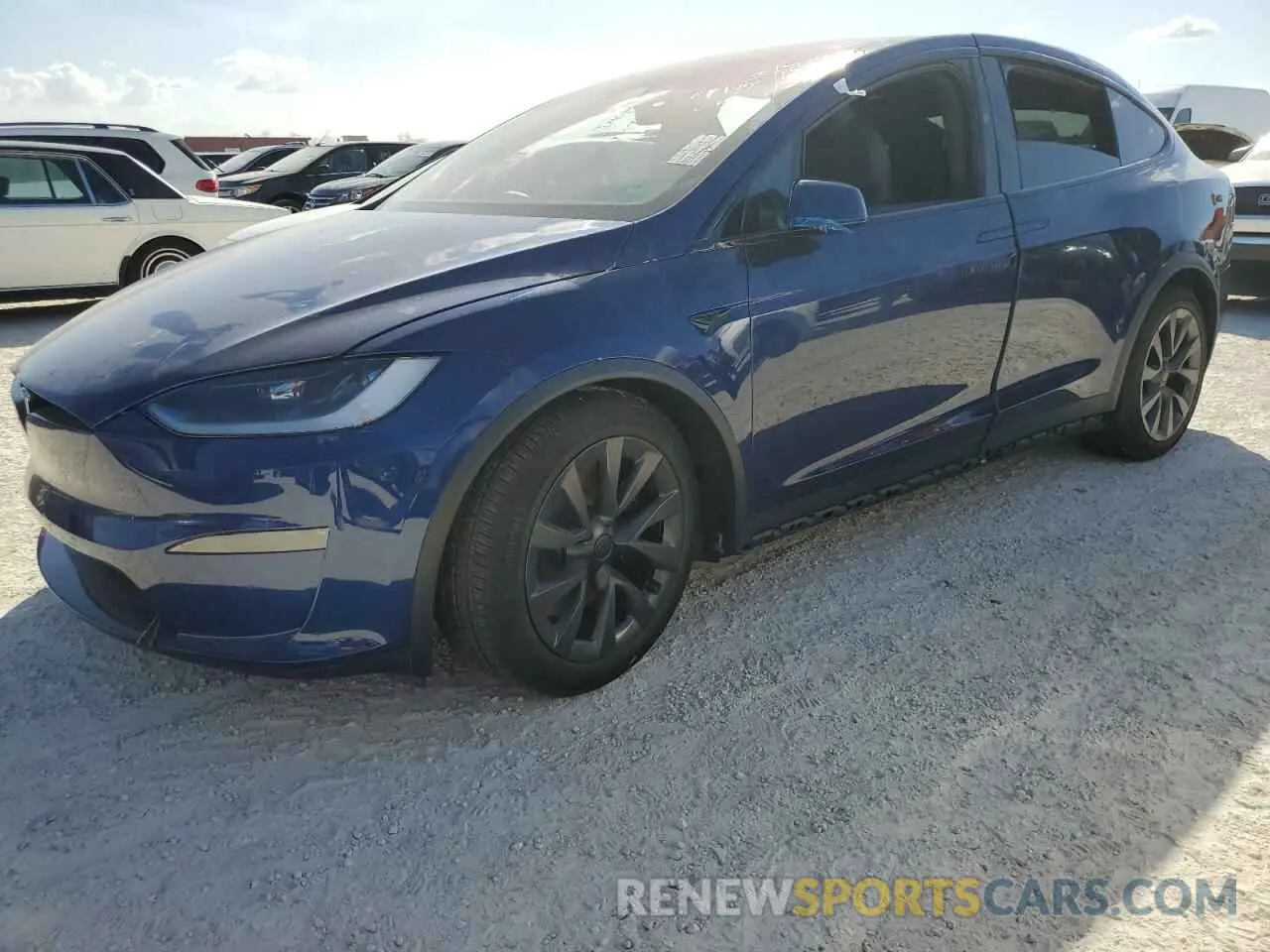 1 Photograph of a damaged car 7SAXCDE54RF442931 TESLA MODEL X 2024