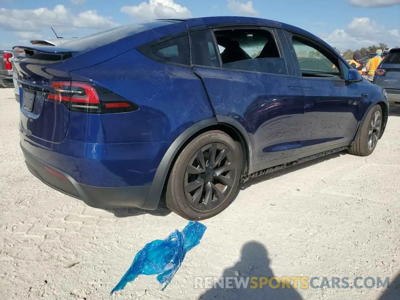 3 Photograph of a damaged car 7SAXCDE54RF442931 TESLA MODEL X 2024