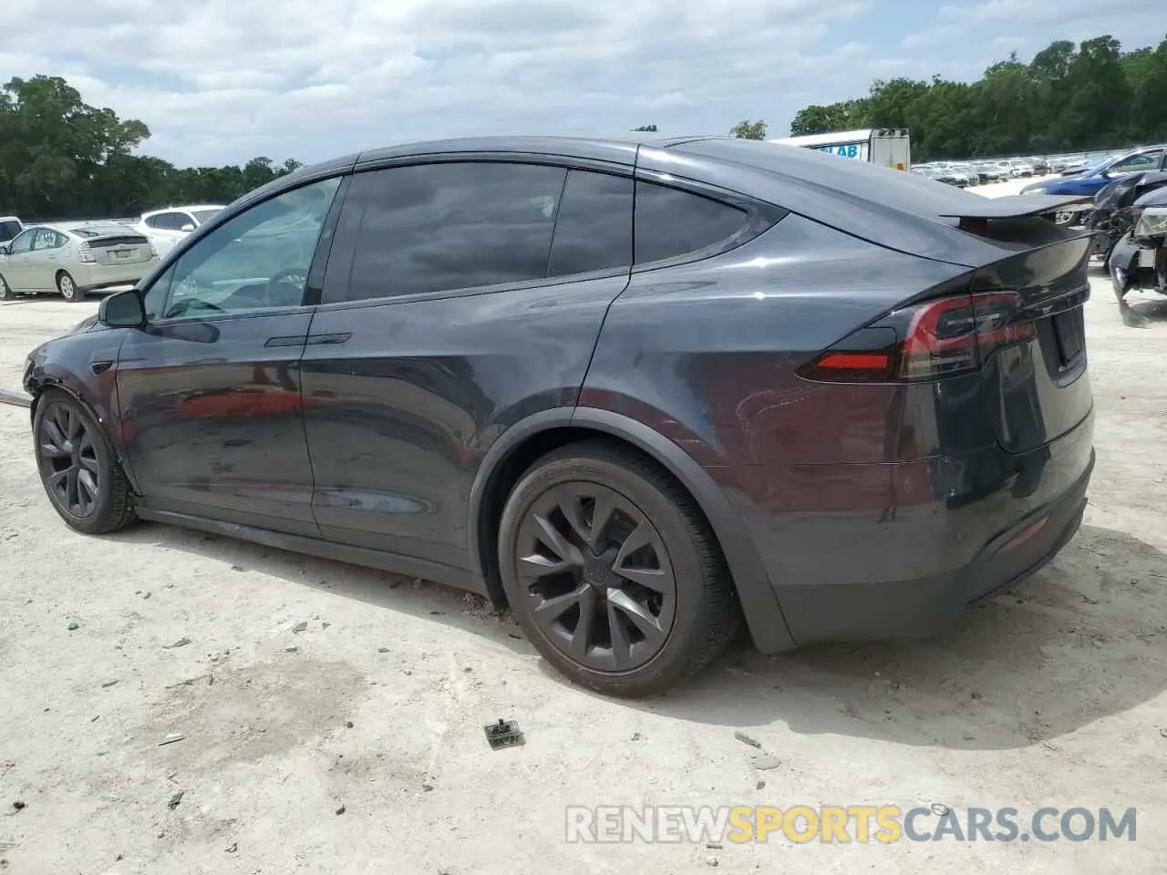 2 Photograph of a damaged car 7SAXCDE54RF445327 TESLA MODEL X 2024