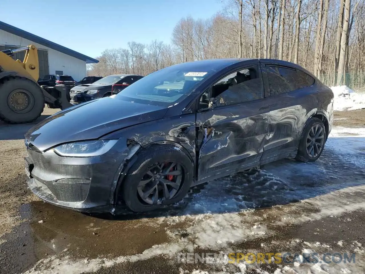 1 Photograph of a damaged car 7SAXCDE55RF433493 TESLA MODEL X 2024