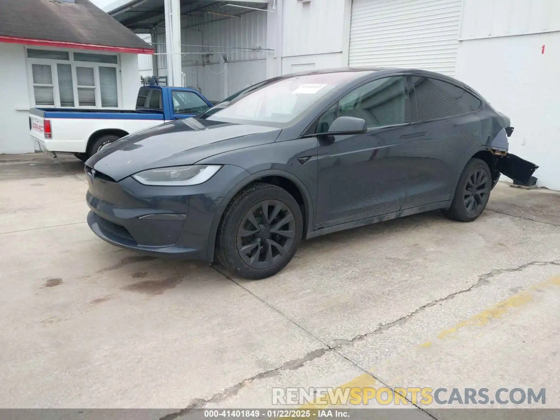 2 Photograph of a damaged car 7SAXCDE56RF441439 TESLA MODEL X 2024