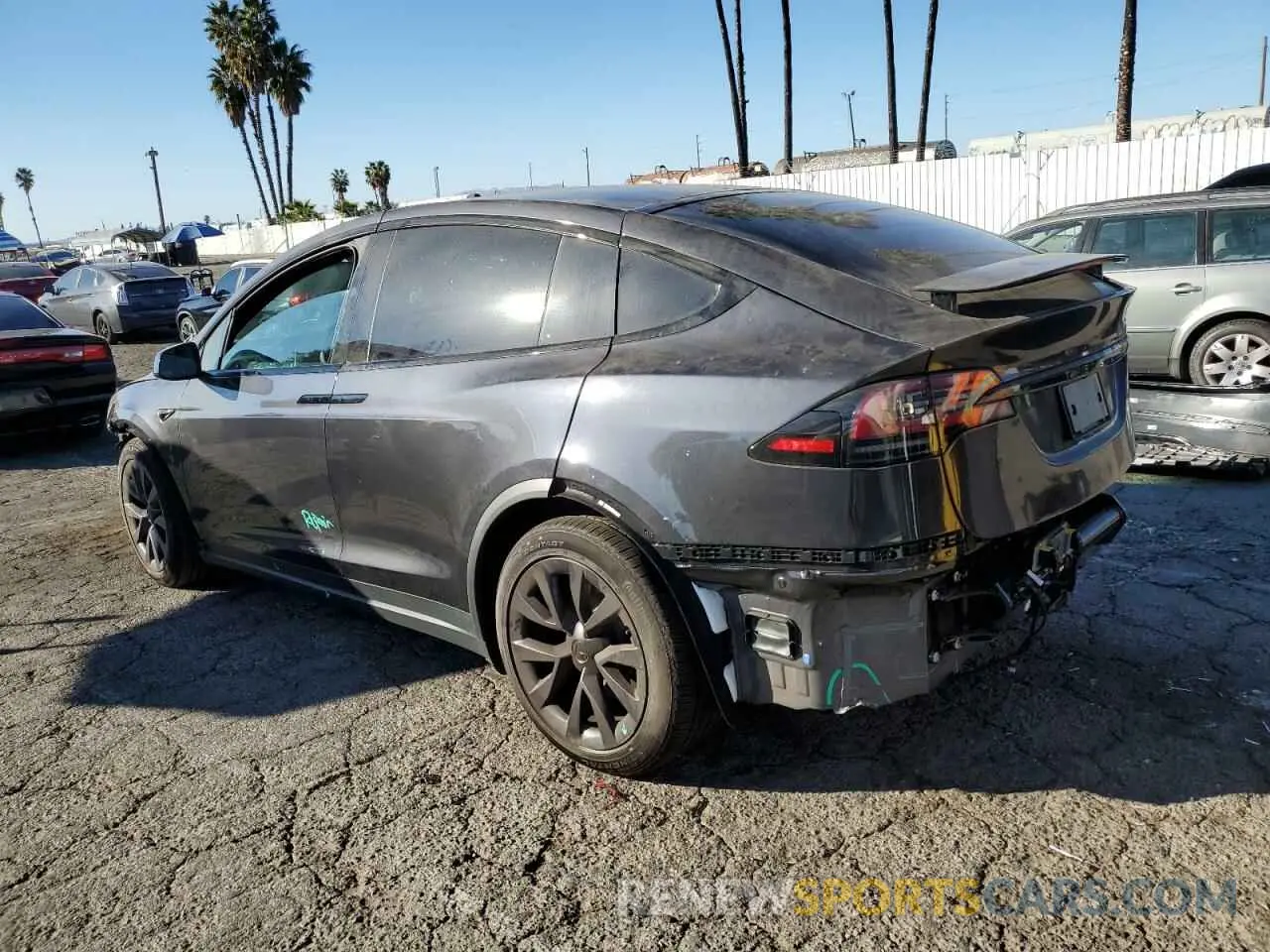 2 Photograph of a damaged car 7SAXCDE58RF443354 TESLA MODEL X 2024