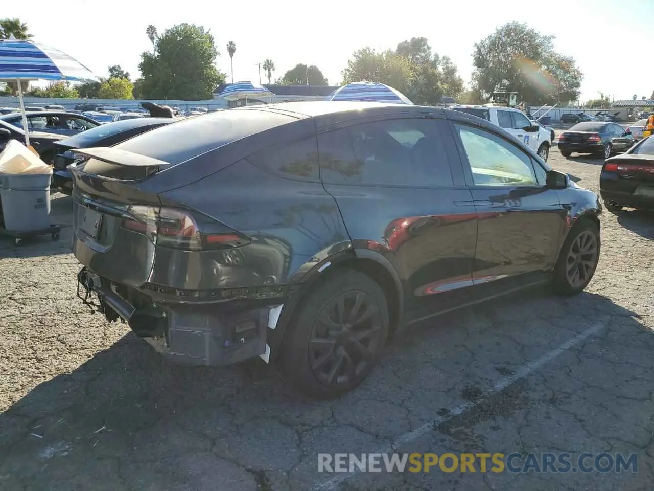 3 Photograph of a damaged car 7SAXCDE58RF443354 TESLA MODEL X 2024