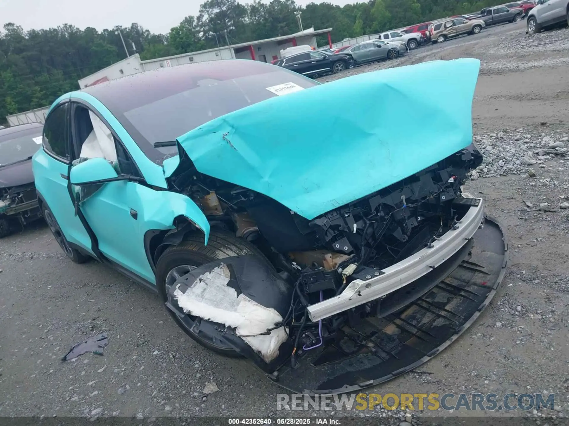 1 Photograph of a damaged car 7SAXCDE5XRF449317 TESLA MODEL X 2024