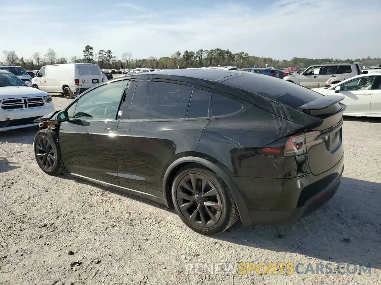 2 Photograph of a damaged car 7SAXCBE57SF463329 TESLA MODEL X 2025