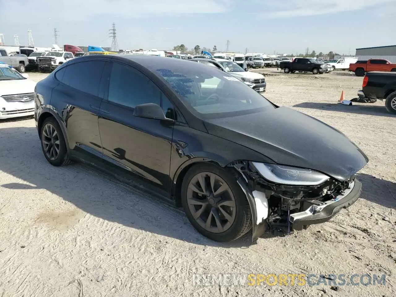 4 Photograph of a damaged car 7SAXCBE57SF463329 TESLA MODEL X 2025