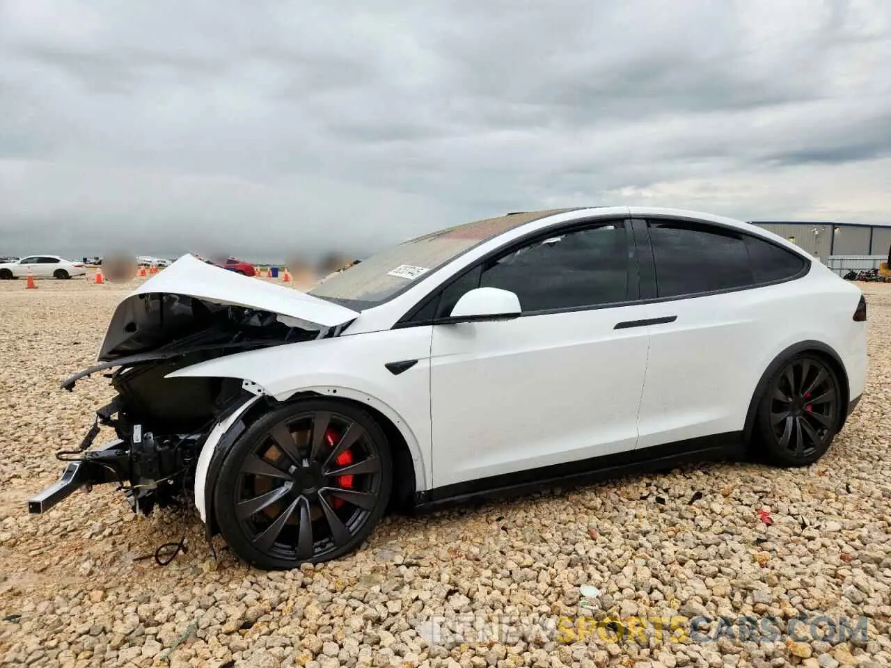 1 Photograph of a damaged car 7SAXCBE66SF463136 TESLA MODEL X 2025