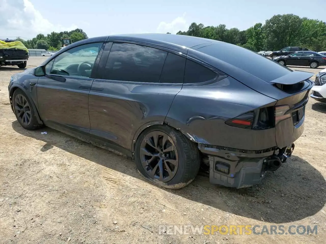 2 Photograph of a damaged car 7SAXCDE51SF464598 TESLA MODEL X 2025