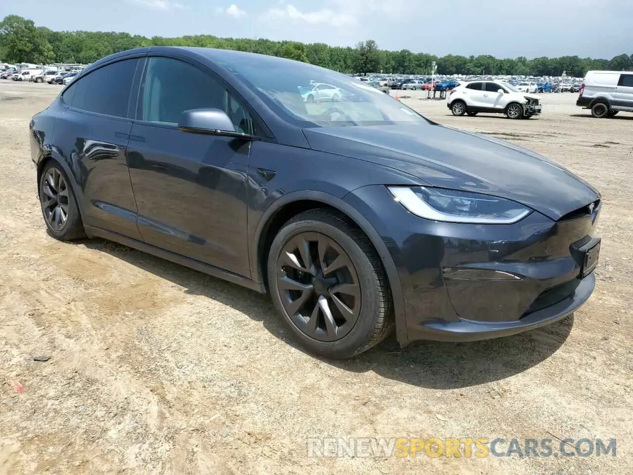 4 Photograph of a damaged car 7SAXCDE51SF464598 TESLA MODEL X 2025