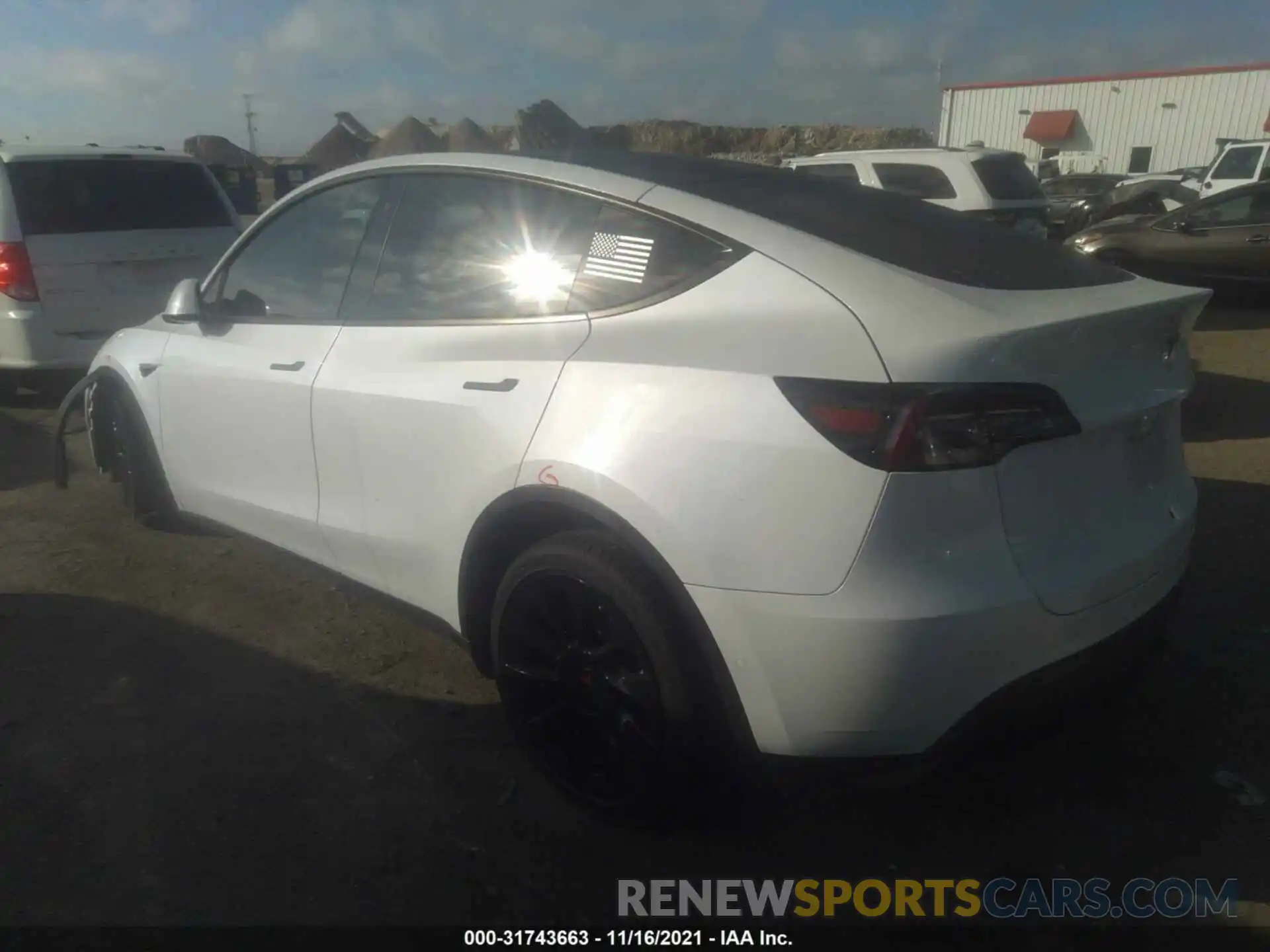 3 Photograph of a damaged car 5YJYGDEE0LF012813 TESLA MODEL Y 2020