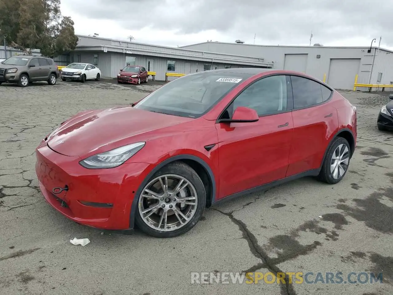 1 Photograph of a damaged car 5YJYGDEE0LF015324 TESLA MODEL Y 2020