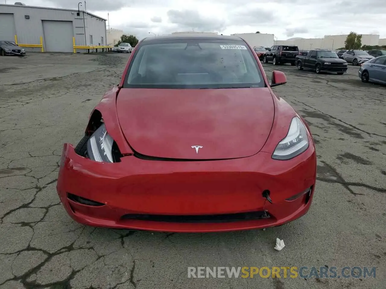 5 Photograph of a damaged car 5YJYGDEE0LF015324 TESLA MODEL Y 2020