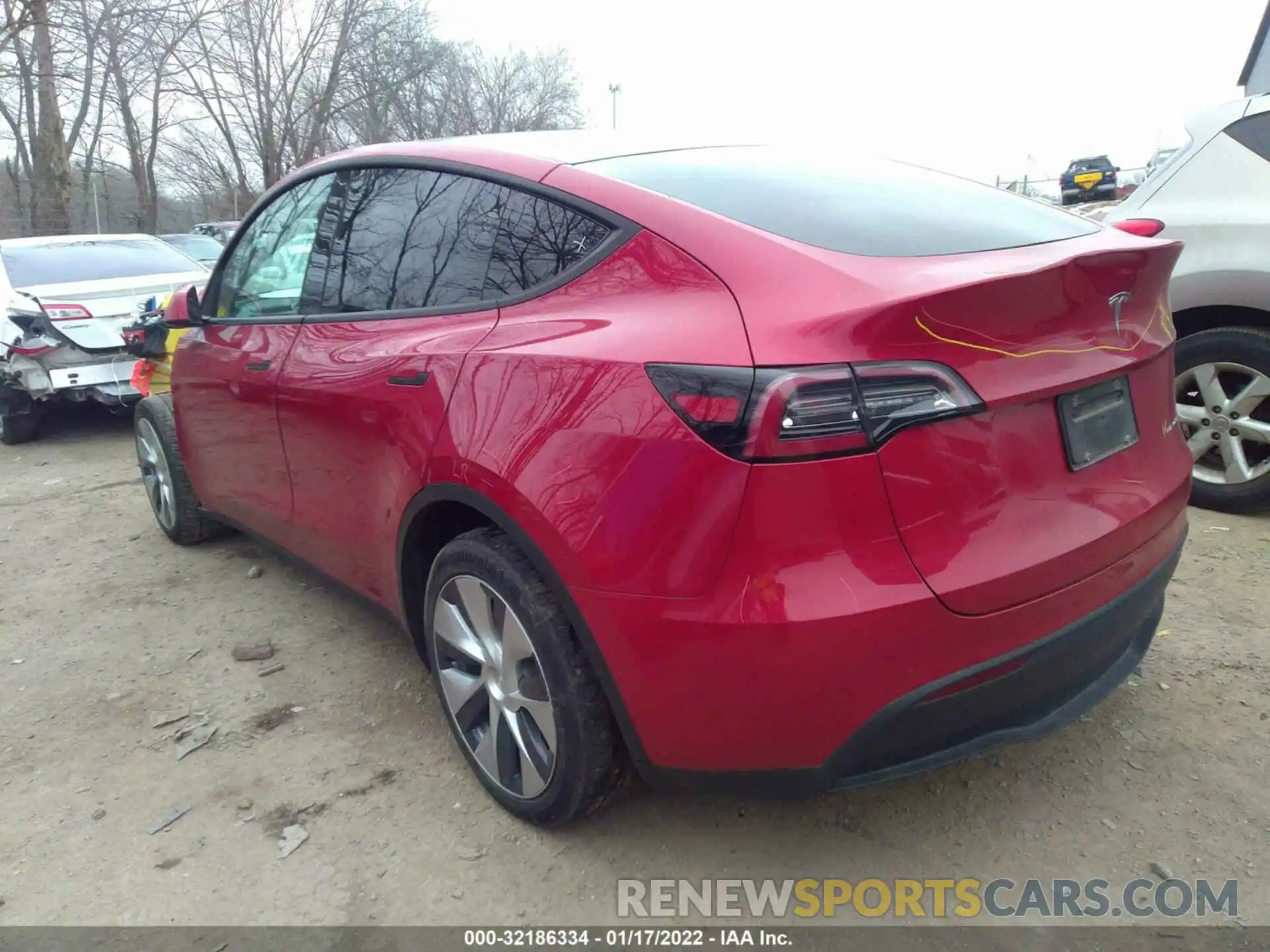 3 Photograph of a damaged car 5YJYGDEE0LF026291 TESLA MODEL Y 2020