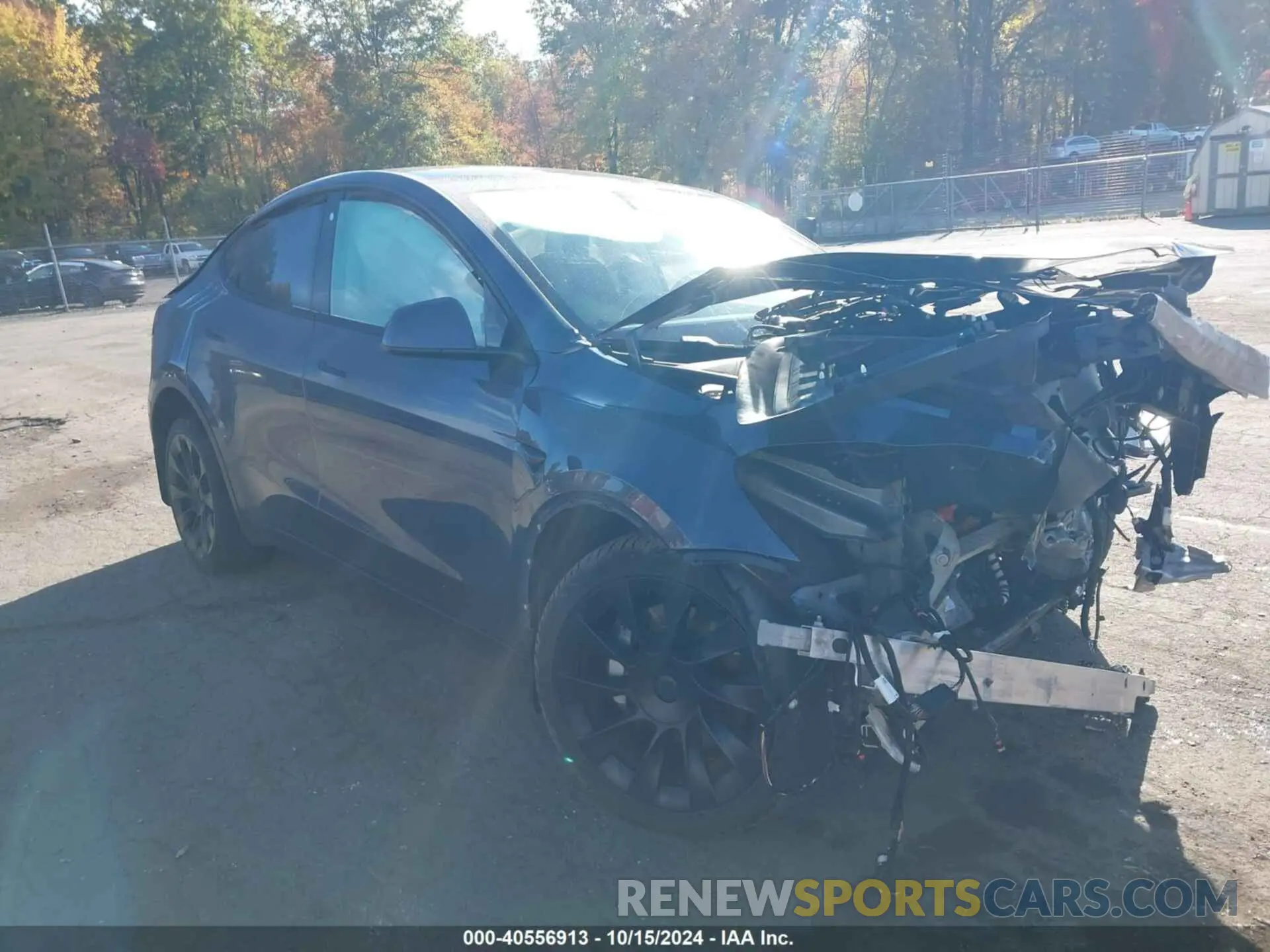 1 Photograph of a damaged car 5YJYGDEE0LF041762 TESLA MODEL Y 2020