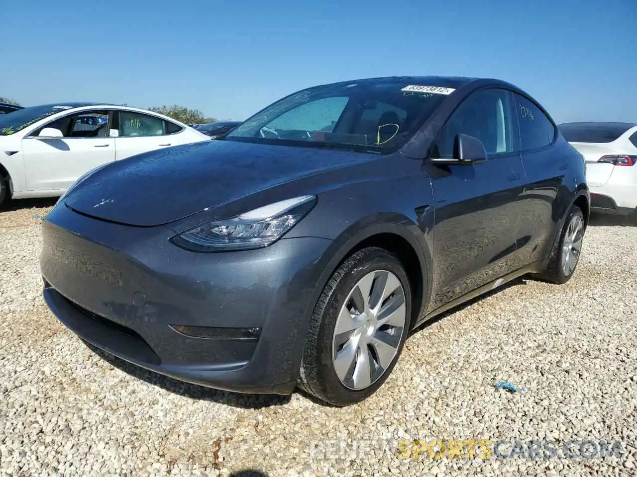 2 Photograph of a damaged car 5YJYGDEE0LF043480 TESLA MODEL Y 2020