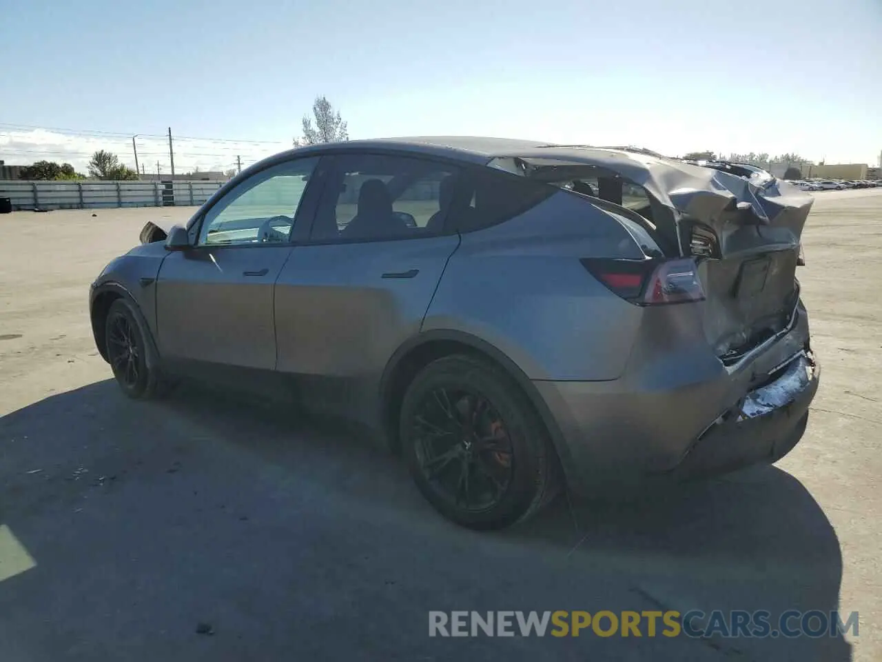 2 Photograph of a damaged car 5YJYGDEE1LF013288 TESLA MODEL Y 2020