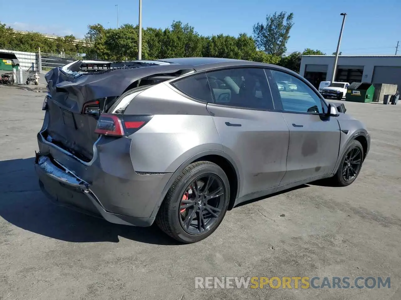 3 Photograph of a damaged car 5YJYGDEE1LF013288 TESLA MODEL Y 2020