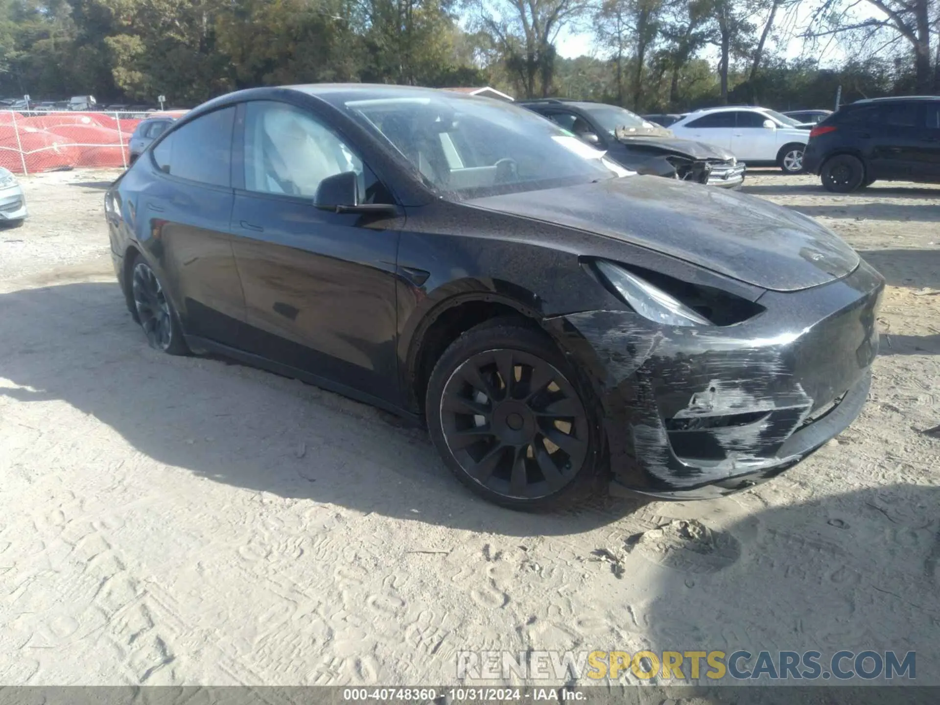1 Photograph of a damaged car 5YJYGDEE1LF025442 TESLA MODEL Y 2020
