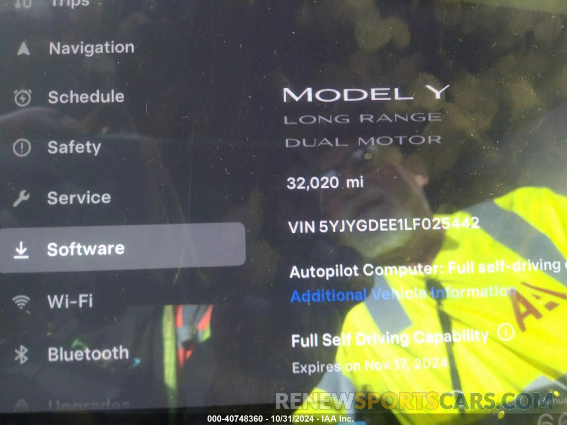 14 Photograph of a damaged car 5YJYGDEE1LF025442 TESLA MODEL Y 2020
