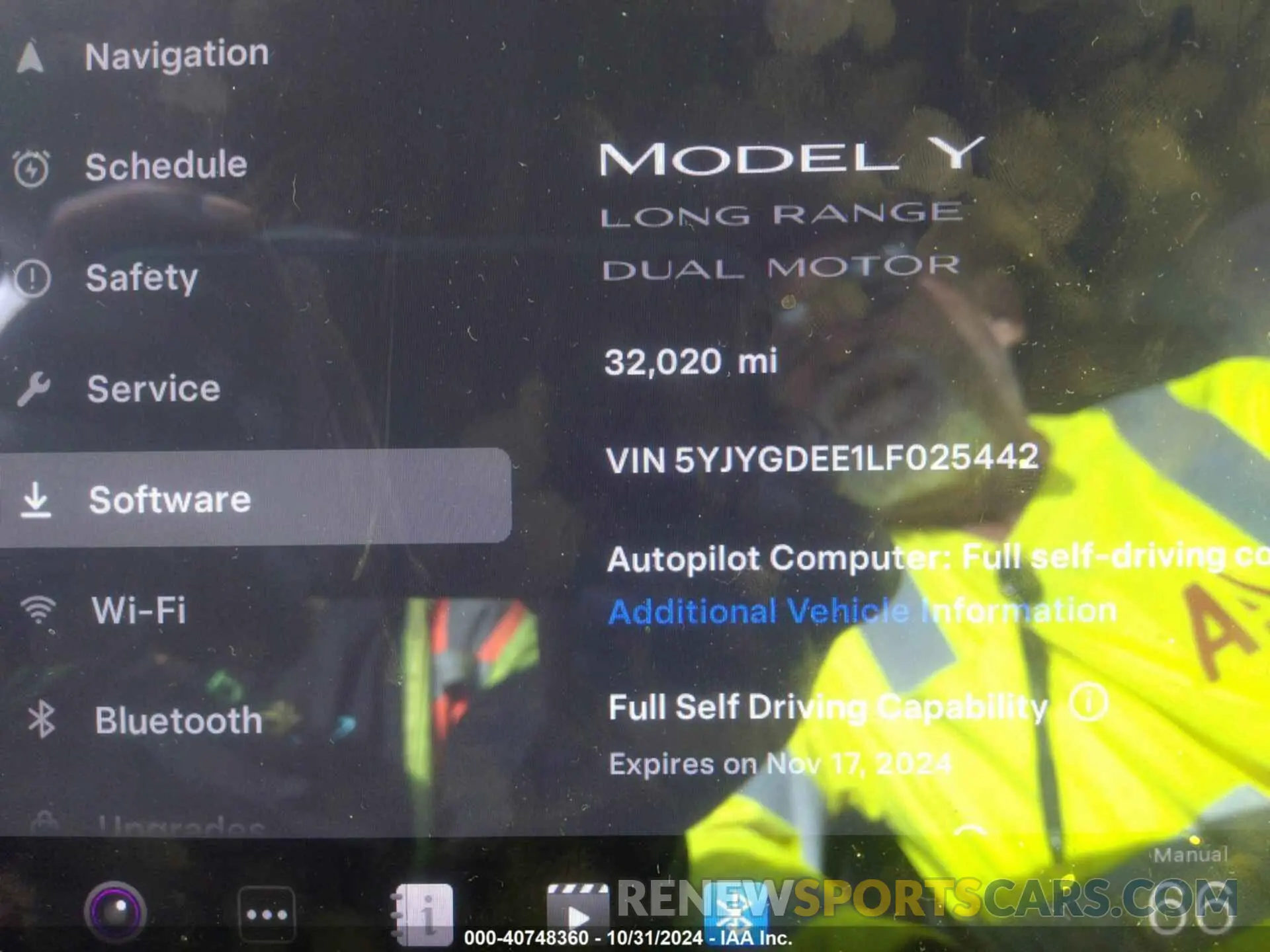 7 Photograph of a damaged car 5YJYGDEE1LF025442 TESLA MODEL Y 2020