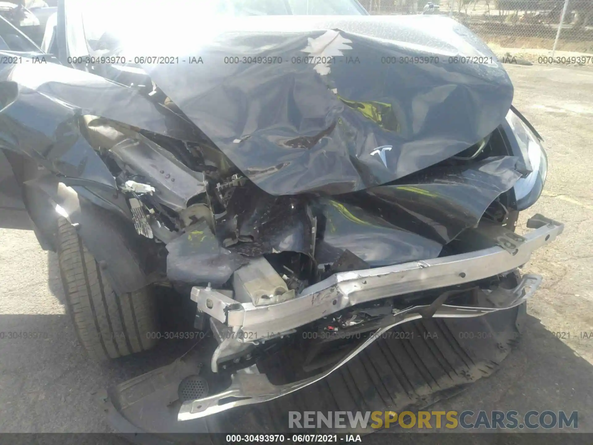 6 Photograph of a damaged car 5YJYGDEE1LF038112 TESLA MODEL Y 2020