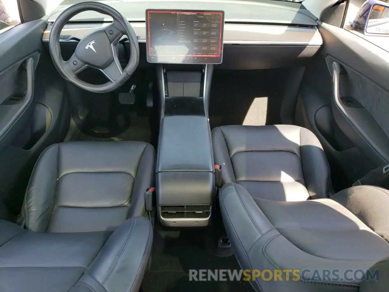 8 Photograph of a damaged car 5YJYGDEE1LF038224 TESLA MODEL Y 2020