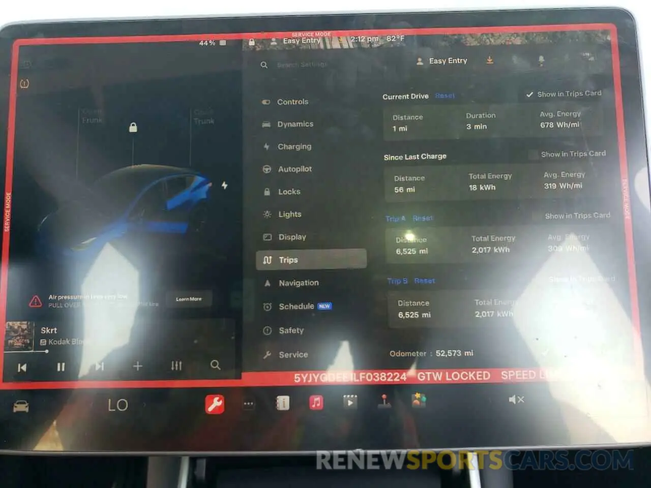 9 Photograph of a damaged car 5YJYGDEE1LF038224 TESLA MODEL Y 2020