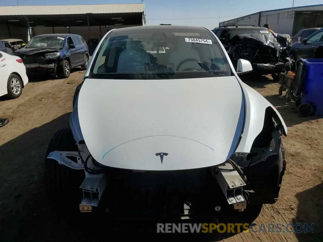 5 Photograph of a damaged car 5YJYGDEE1LF053483 TESLA MODEL Y 2020