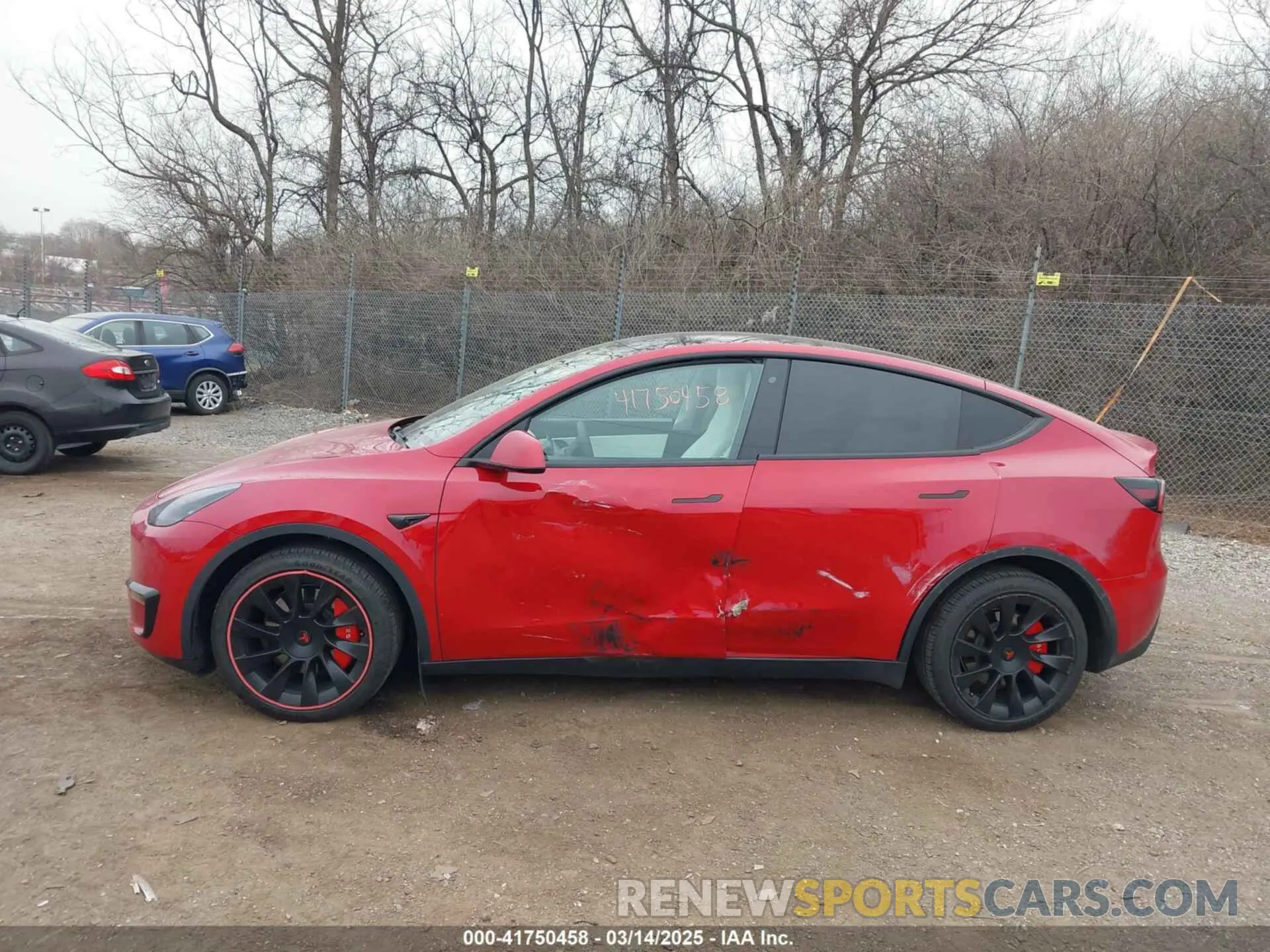 14 Photograph of a damaged car 5YJYGDEE1LF059798 TESLA MODEL Y 2020