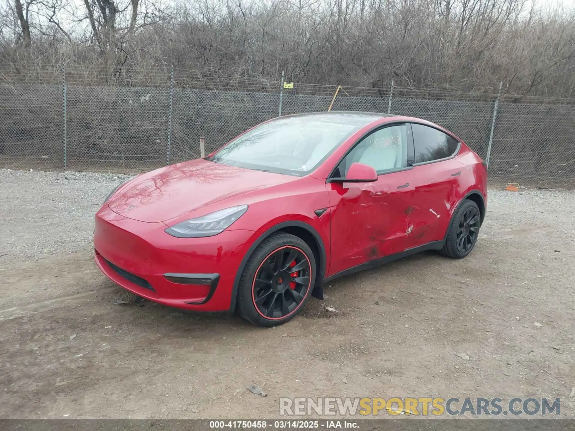 2 Photograph of a damaged car 5YJYGDEE1LF059798 TESLA MODEL Y 2020