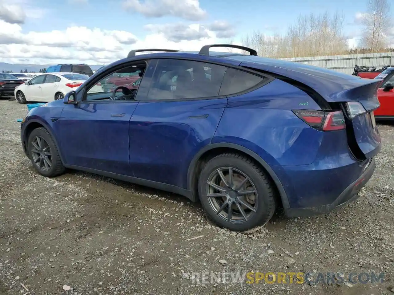 2 Photograph of a damaged car 5YJYGDEE2LF013431 TESLA MODEL Y 2020