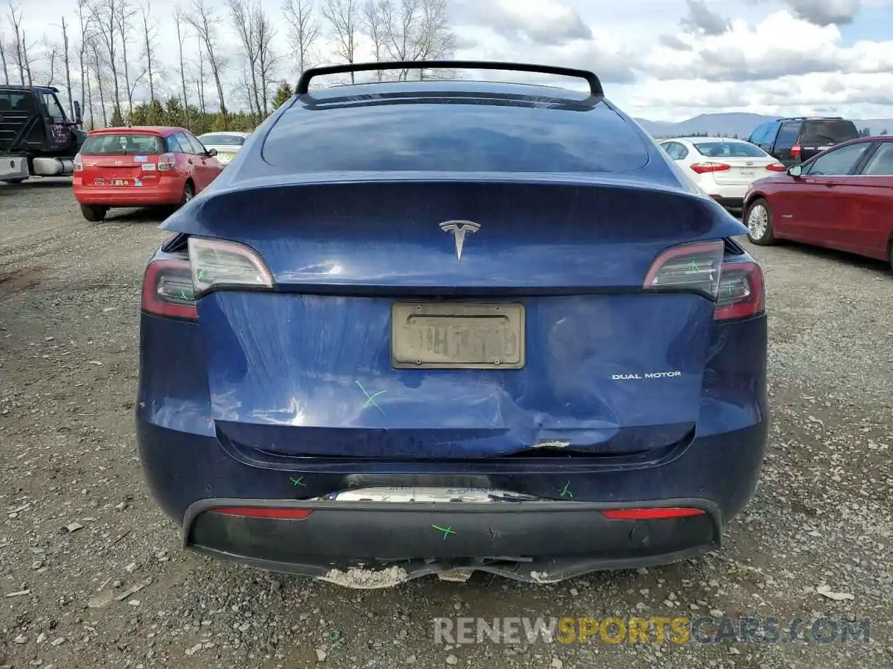 6 Photograph of a damaged car 5YJYGDEE2LF013431 TESLA MODEL Y 2020