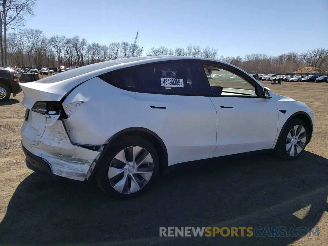 3 Photograph of a damaged car 5YJYGDEE2LF016930 TESLA MODEL Y 2020