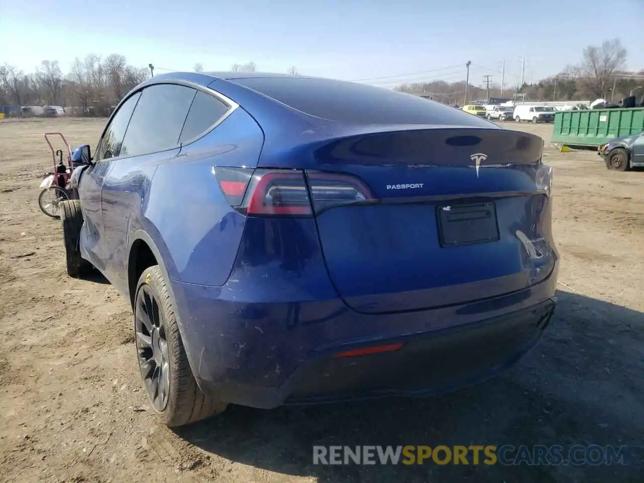 3 Photograph of a damaged car 5YJYGDEE2LF034232 TESLA MODEL Y 2020