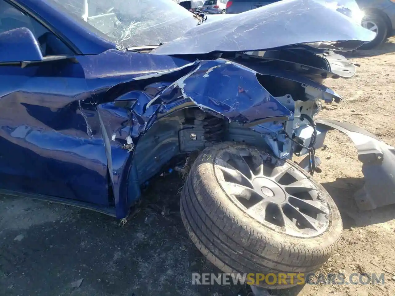 9 Photograph of a damaged car 5YJYGDEE2LF034232 TESLA MODEL Y 2020