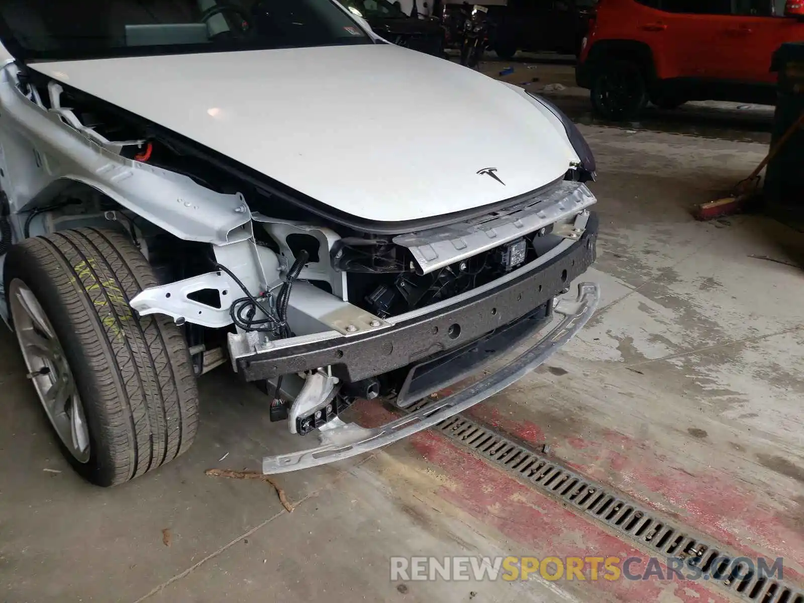 9 Photograph of a damaged car 5YJYGDEE2LF035011 TESLA MODEL Y 2020