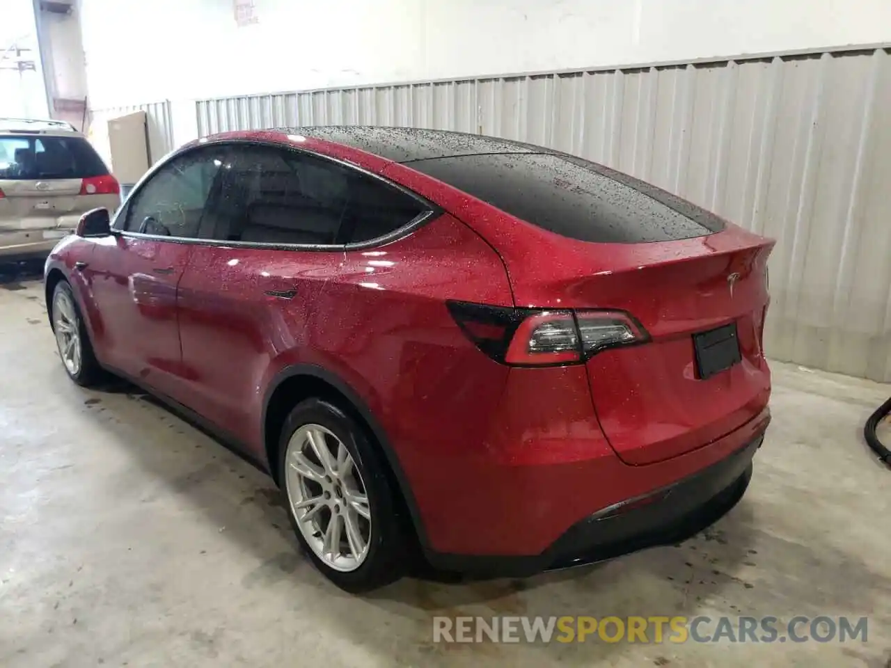 3 Photograph of a damaged car 5YJYGDEE2LF036675 TESLA MODEL Y 2020