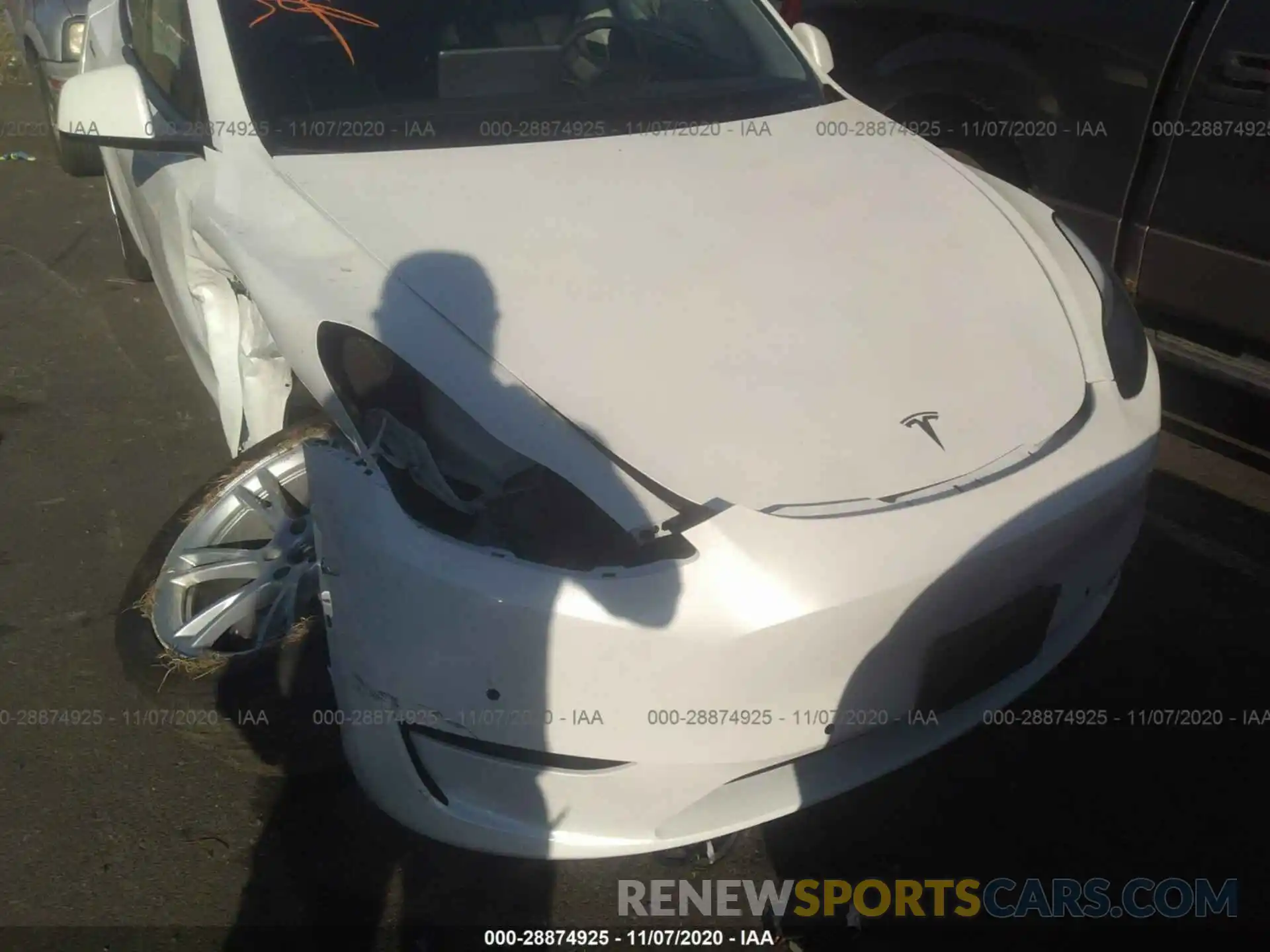 6 Photograph of a damaged car 5YJYGDEE2LF043836 TESLA MODEL Y 2020