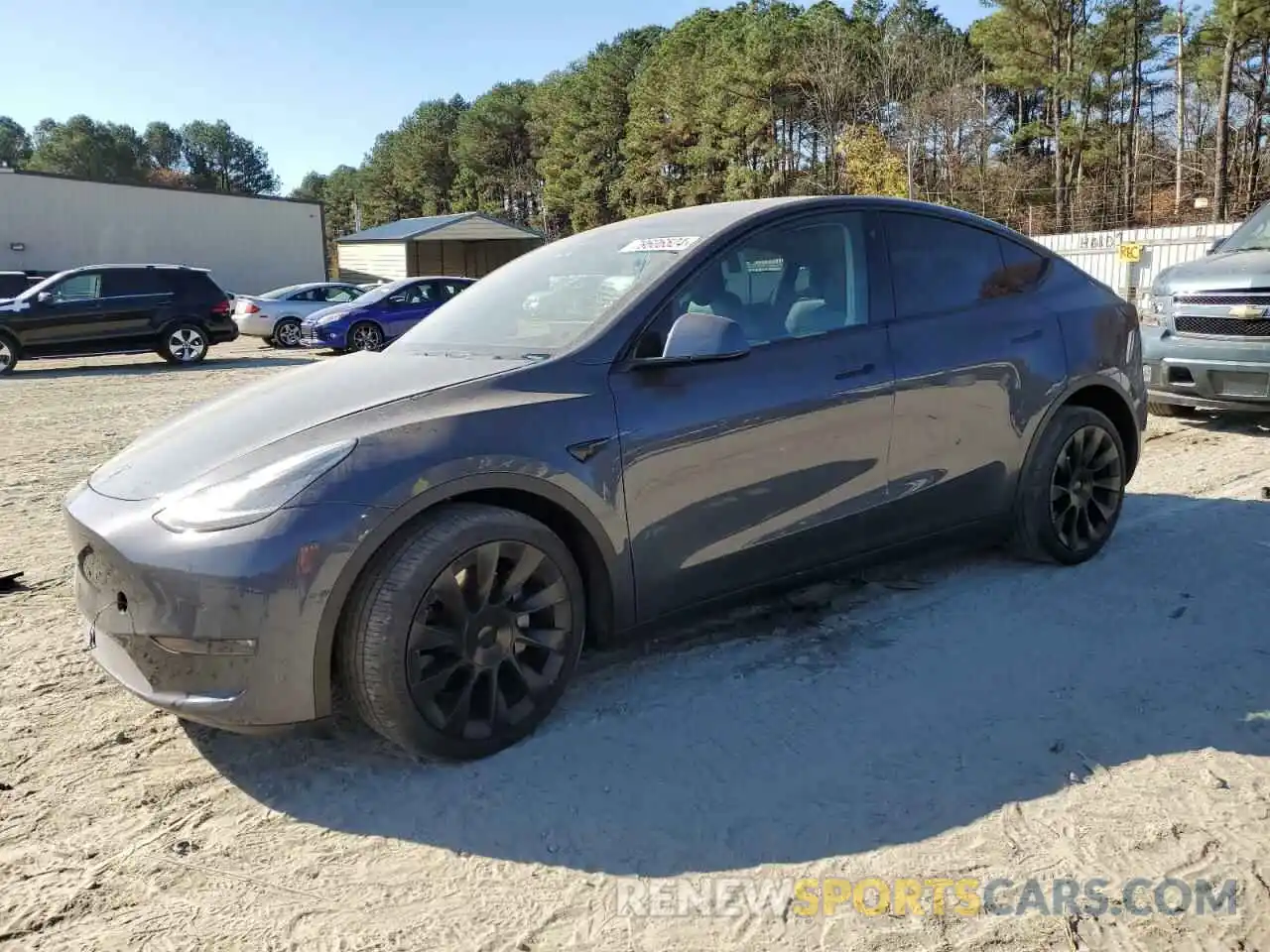 1 Photograph of a damaged car 5YJYGDEE2LF045974 TESLA MODEL Y 2020