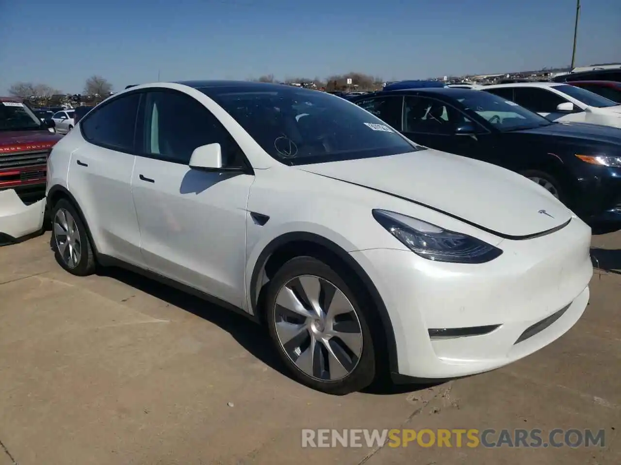 1 Photograph of a damaged car 5YJYGDEE2LF047174 TESLA MODEL Y 2020