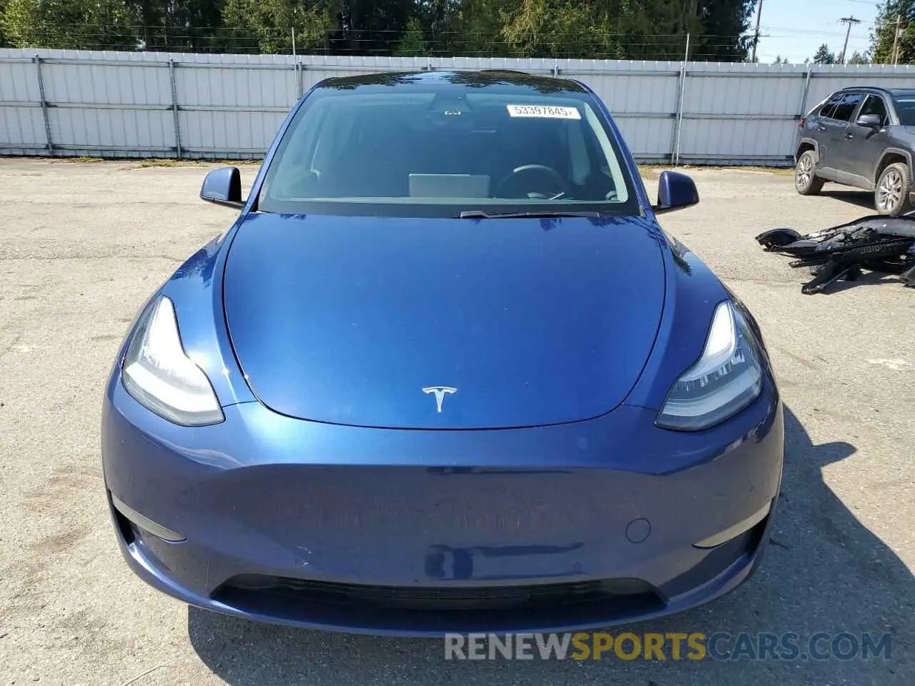 5 Photograph of a damaged car 5YJYGDEE3LF008304 TESLA MODEL Y 2020