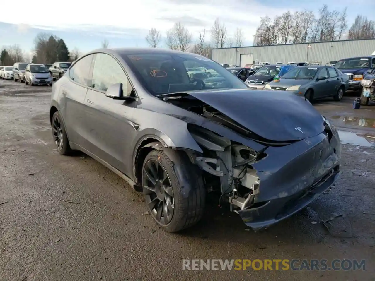 1 Photograph of a damaged car 5YJYGDEE3LF022509 TESLA MODEL Y 2020