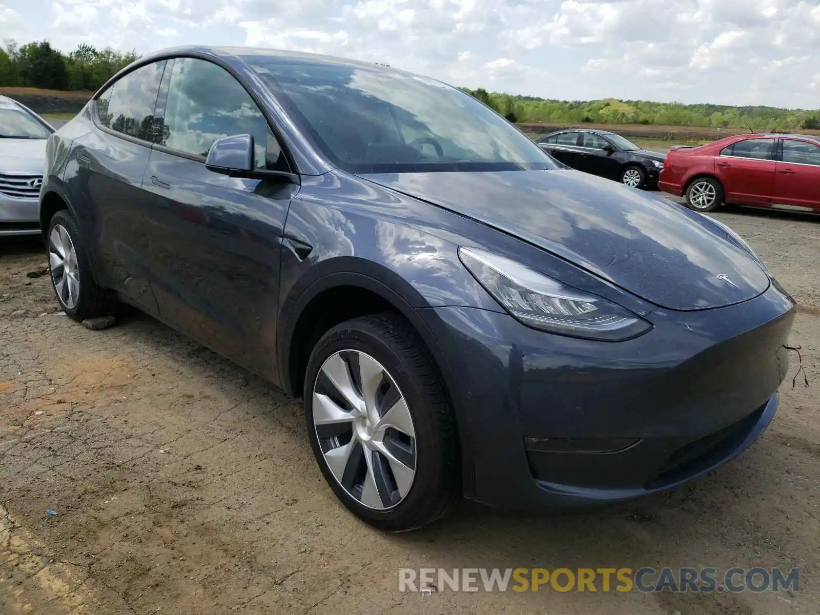 9 Photograph of a damaged car 5YJYGDEE3LF025989 TESLA MODEL Y 2020