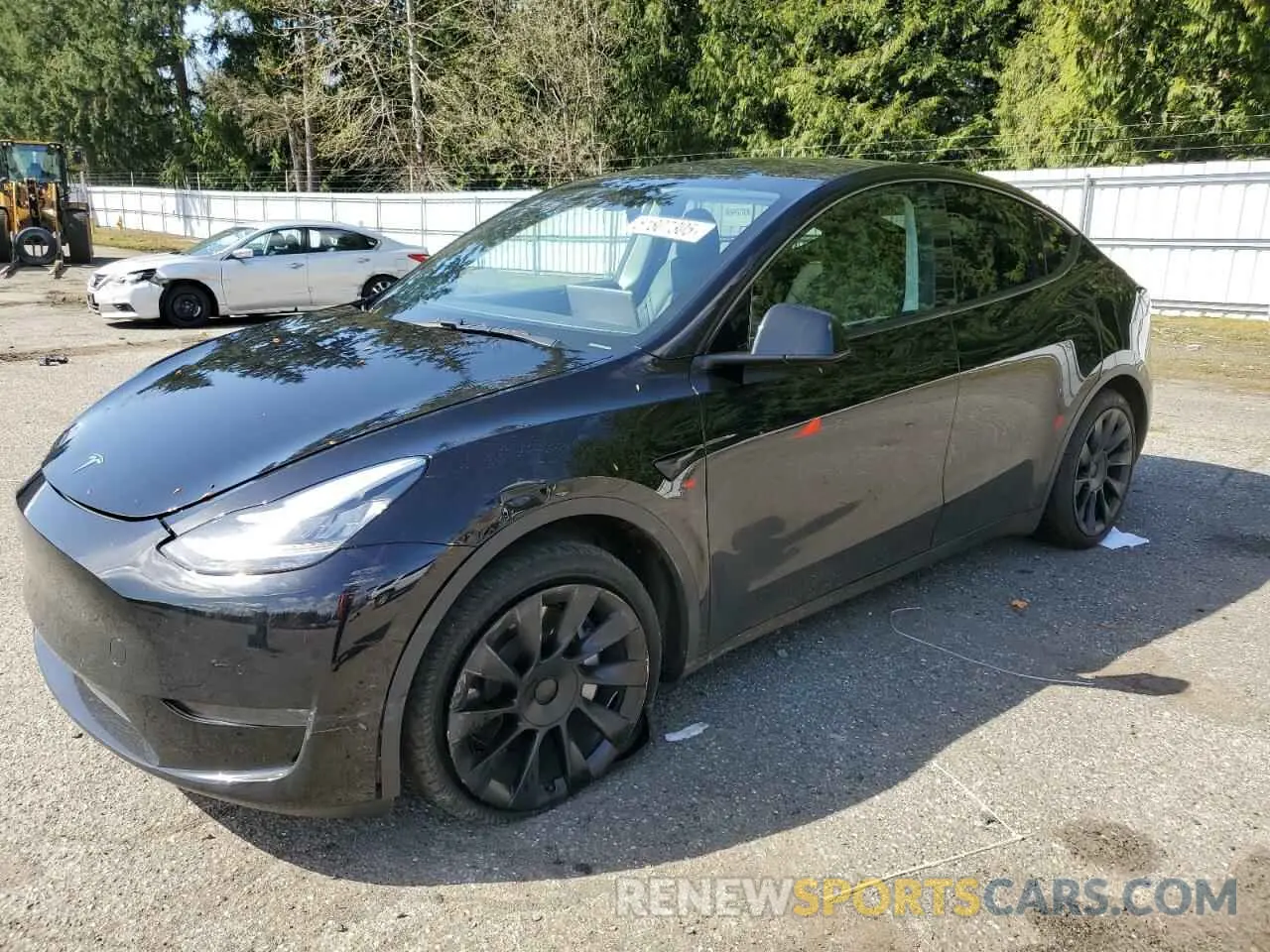1 Photograph of a damaged car 5YJYGDEE3LF033803 TESLA MODEL Y 2020