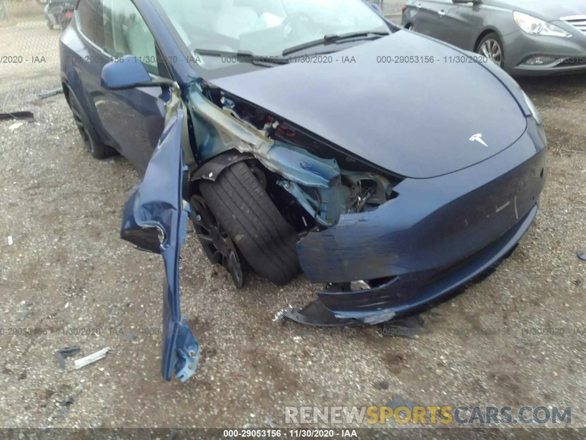 6 Photograph of a damaged car 5YJYGDEE3LF037589 TESLA MODEL Y 2020