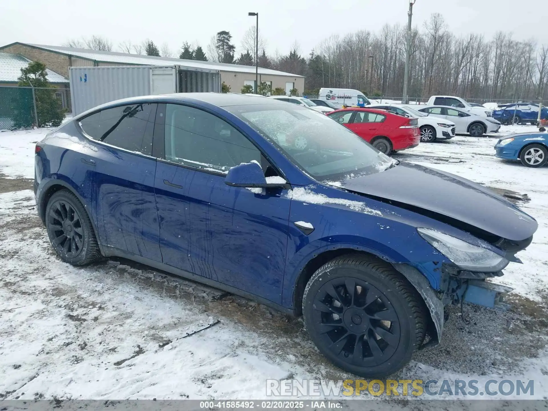 1 Photograph of a damaged car 5YJYGDEE3LF038578 TESLA MODEL Y 2020