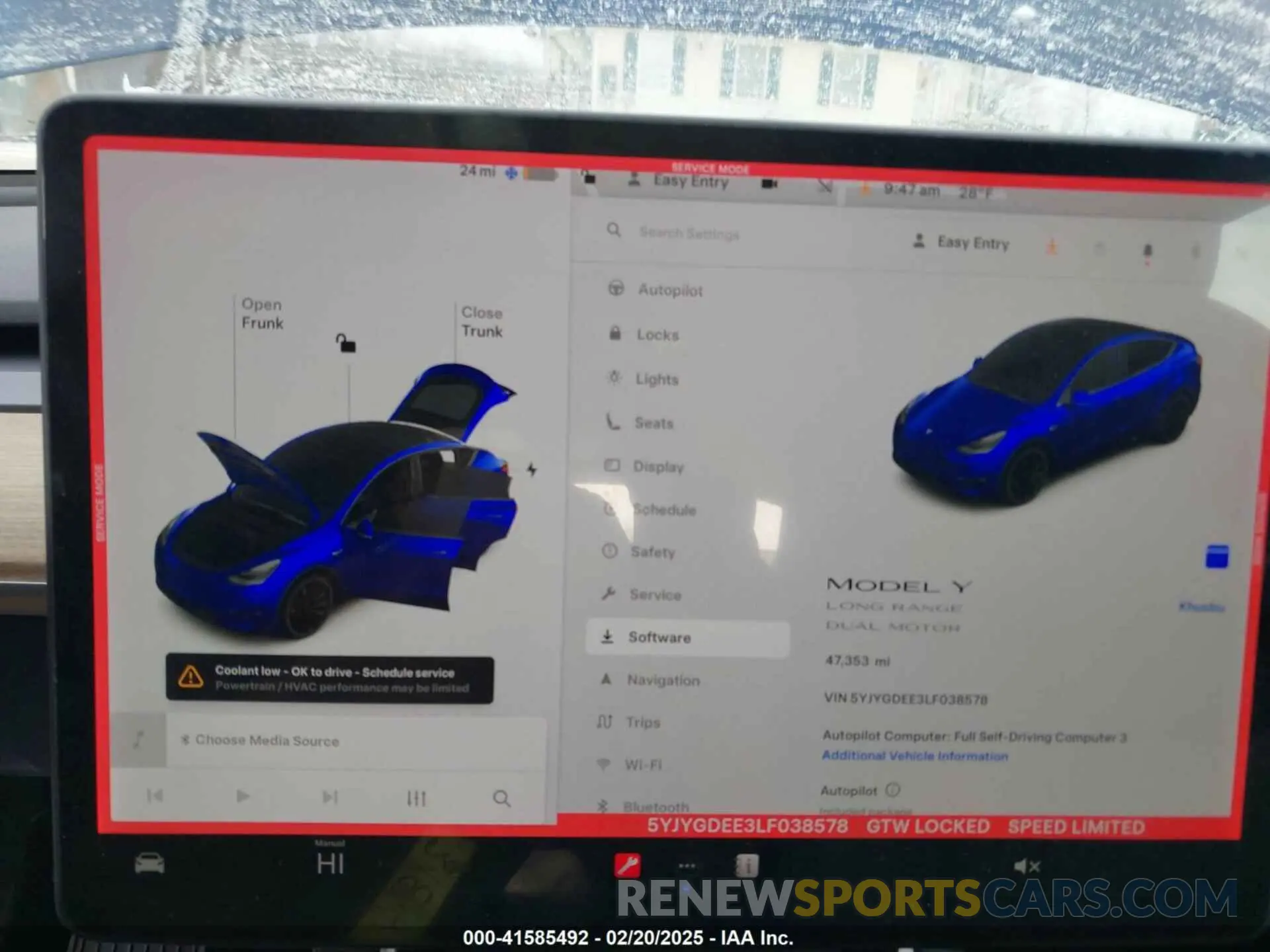 19 Photograph of a damaged car 5YJYGDEE3LF038578 TESLA MODEL Y 2020
