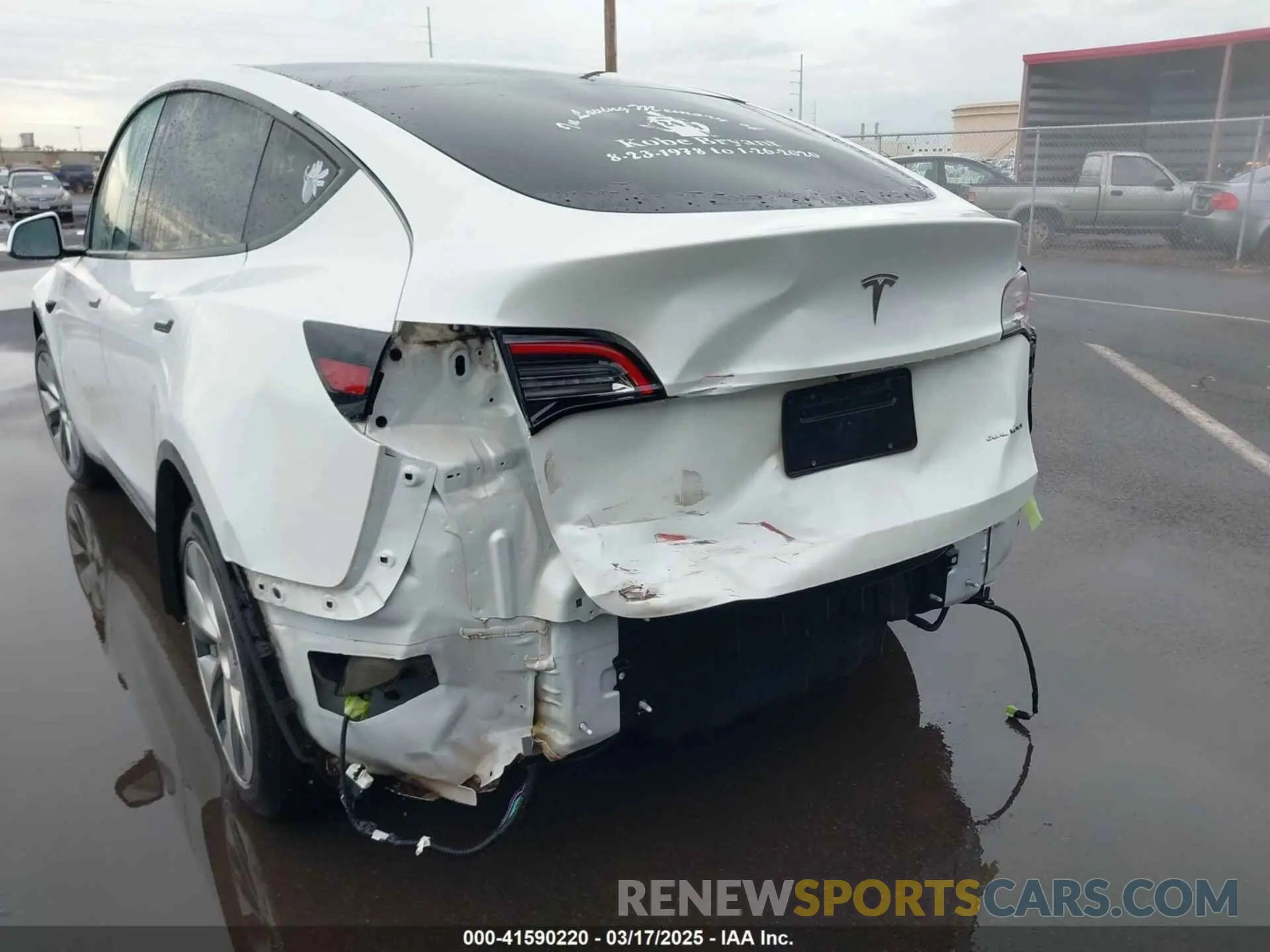 6 Photograph of a damaged car 5YJYGDEE3LF043800 TESLA MODEL Y 2020