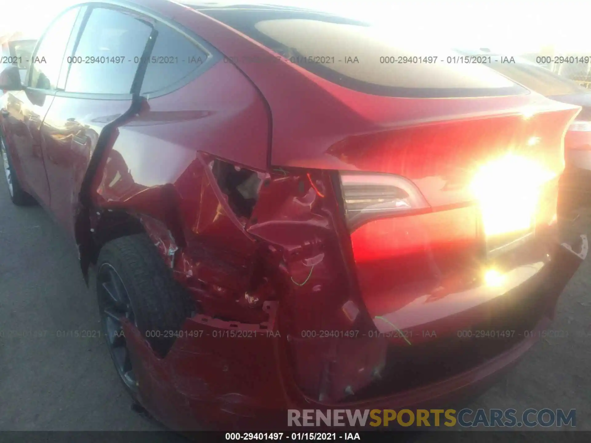 6 Photograph of a damaged car 5YJYGDEE3LF057079 TESLA MODEL Y 2020